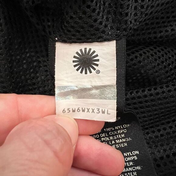 UGG Cameron Hooded Anorak Pullover Half Zip Packable Rain Jacket Size M - Picture 10 of 12